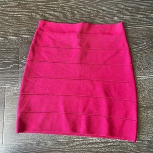 Deep pink bandage skirt BEBE